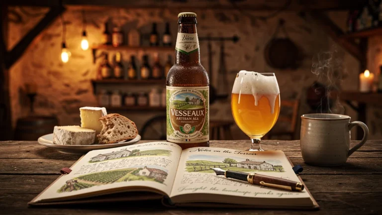 Soirée authentique avec bière artisanale de Vesseaux relançant l'inspiration terroir sur papier